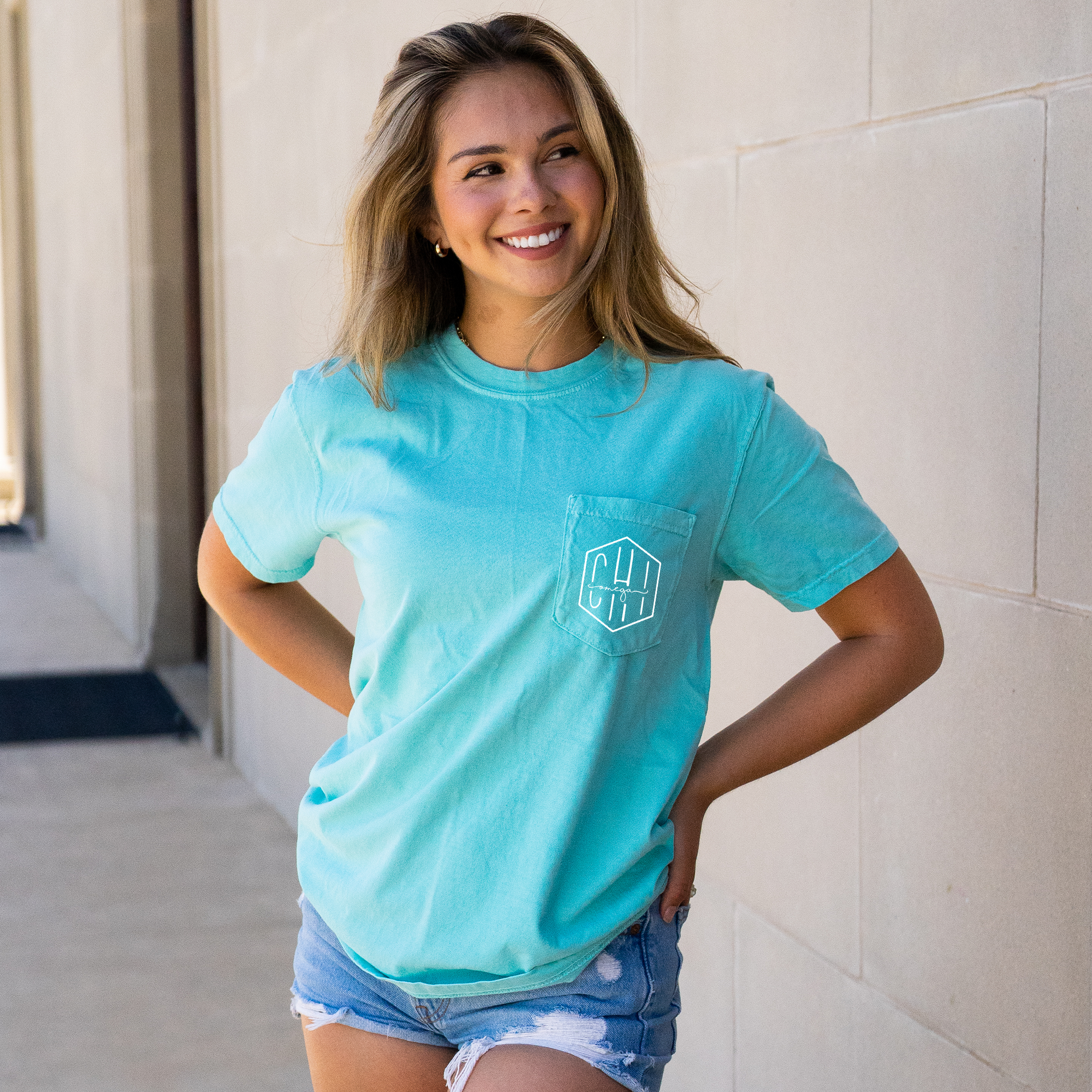 Chi omega shop apparel