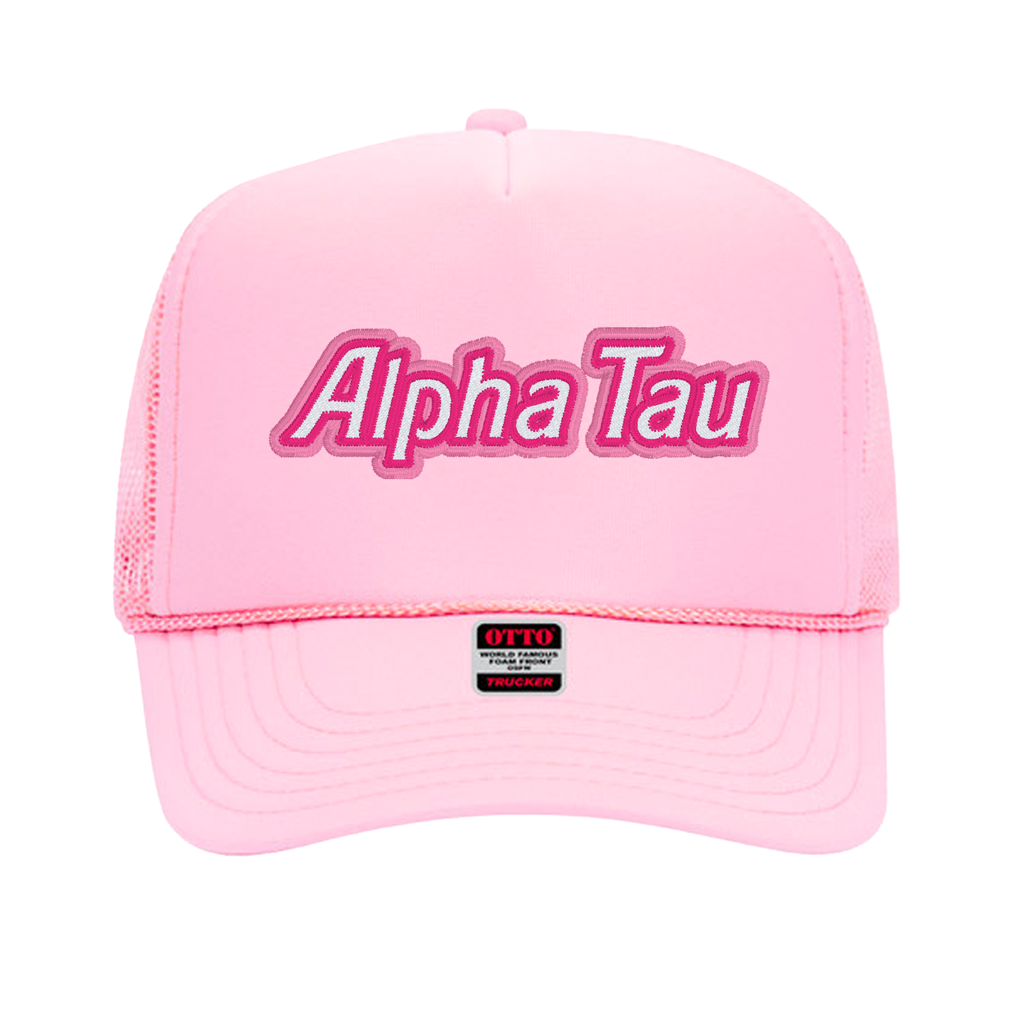Alpha Sigma Tau Malibu Trucker Hat - Alpha Tau