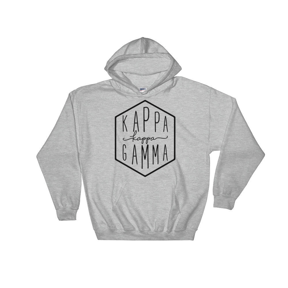 Kappa Kappa Gamma Hexagon Hoodie