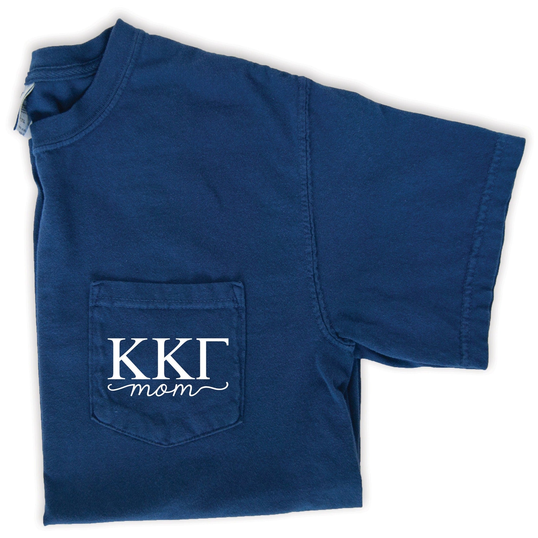 Kappa Kappa Gamma Mom T-Shirt - Navy - Go Greek Chic