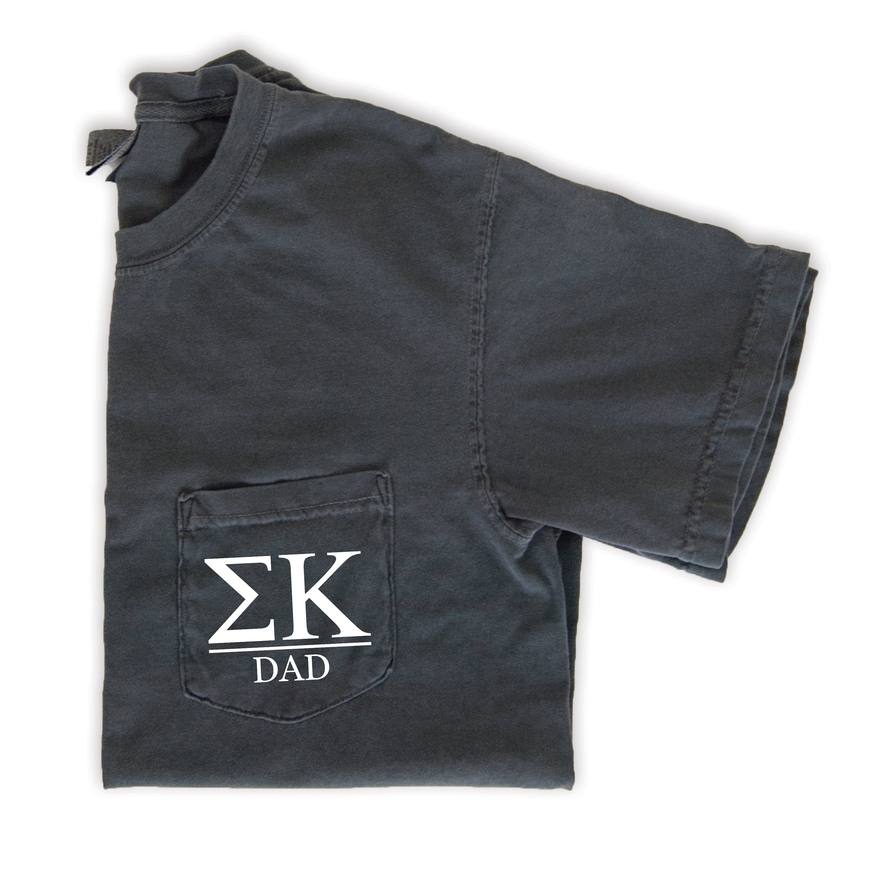 Sigma Kappa Dad T-Shirt - Grey - Go Greek Chic