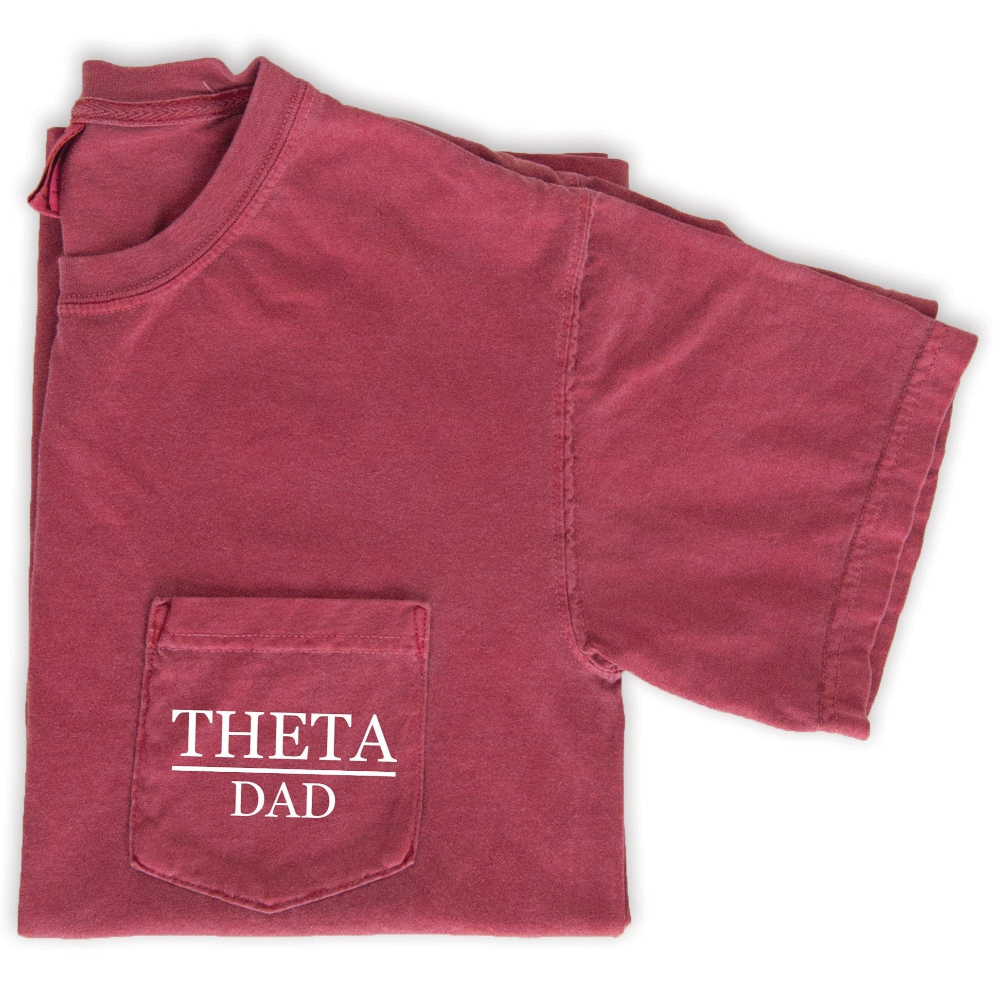 Kappa Alpha Theta Dad T-Shirt - Crimson - Go Greek Chic