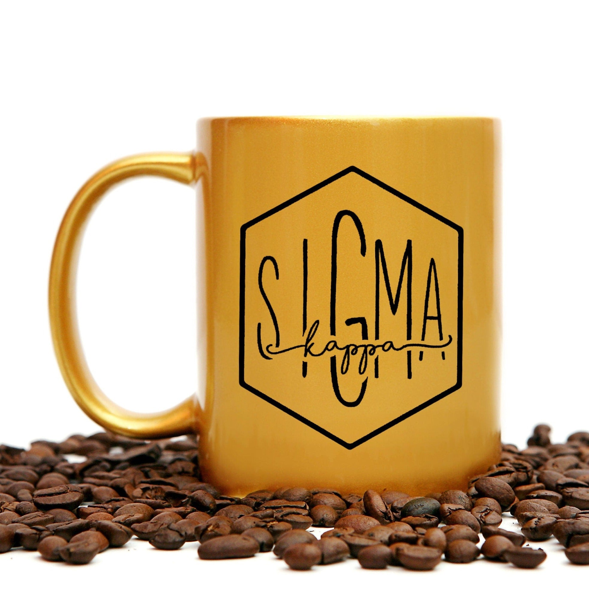 Sigma Kappa Gold Coffee Mug - Go Greek Chic
