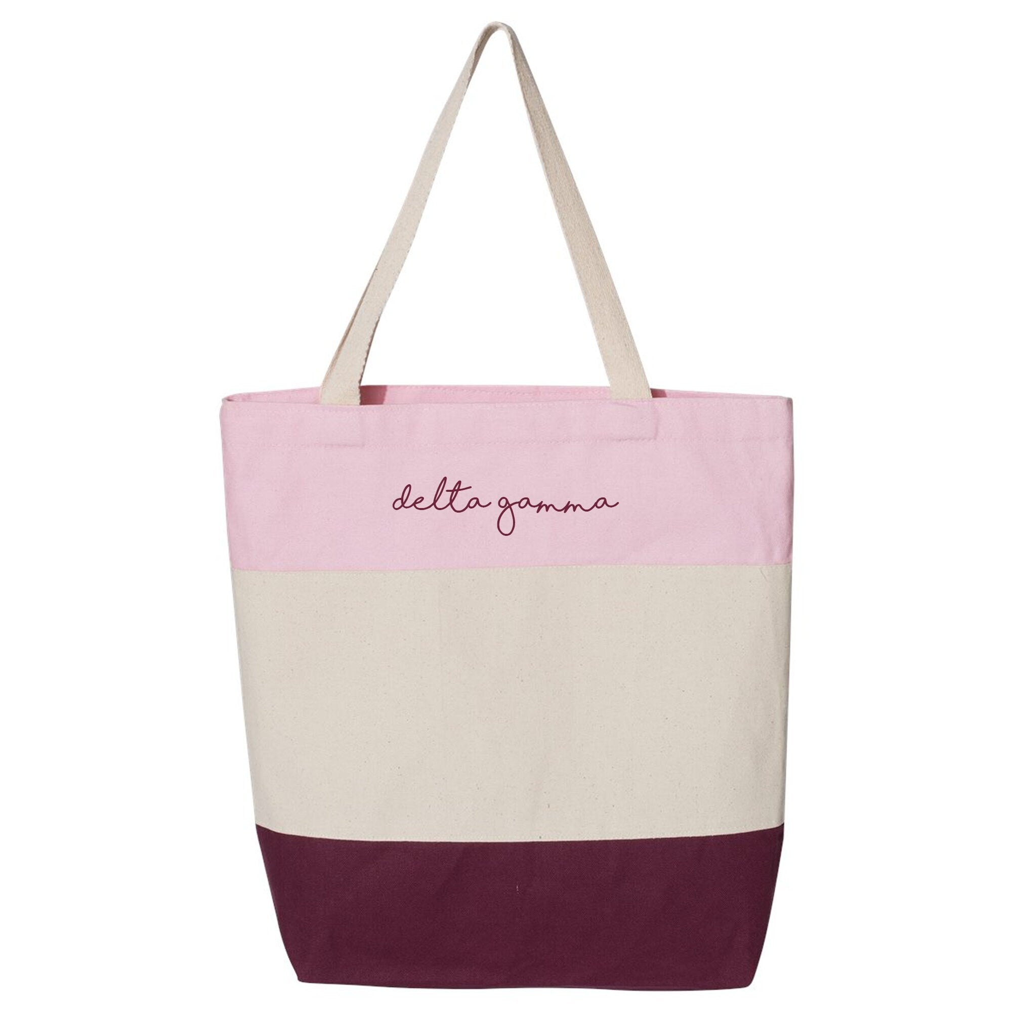 Delta Gamma - Tote Bag, Sorority Gift, Bid Day Gift, Big & Little Reveal - Go Greek Chic