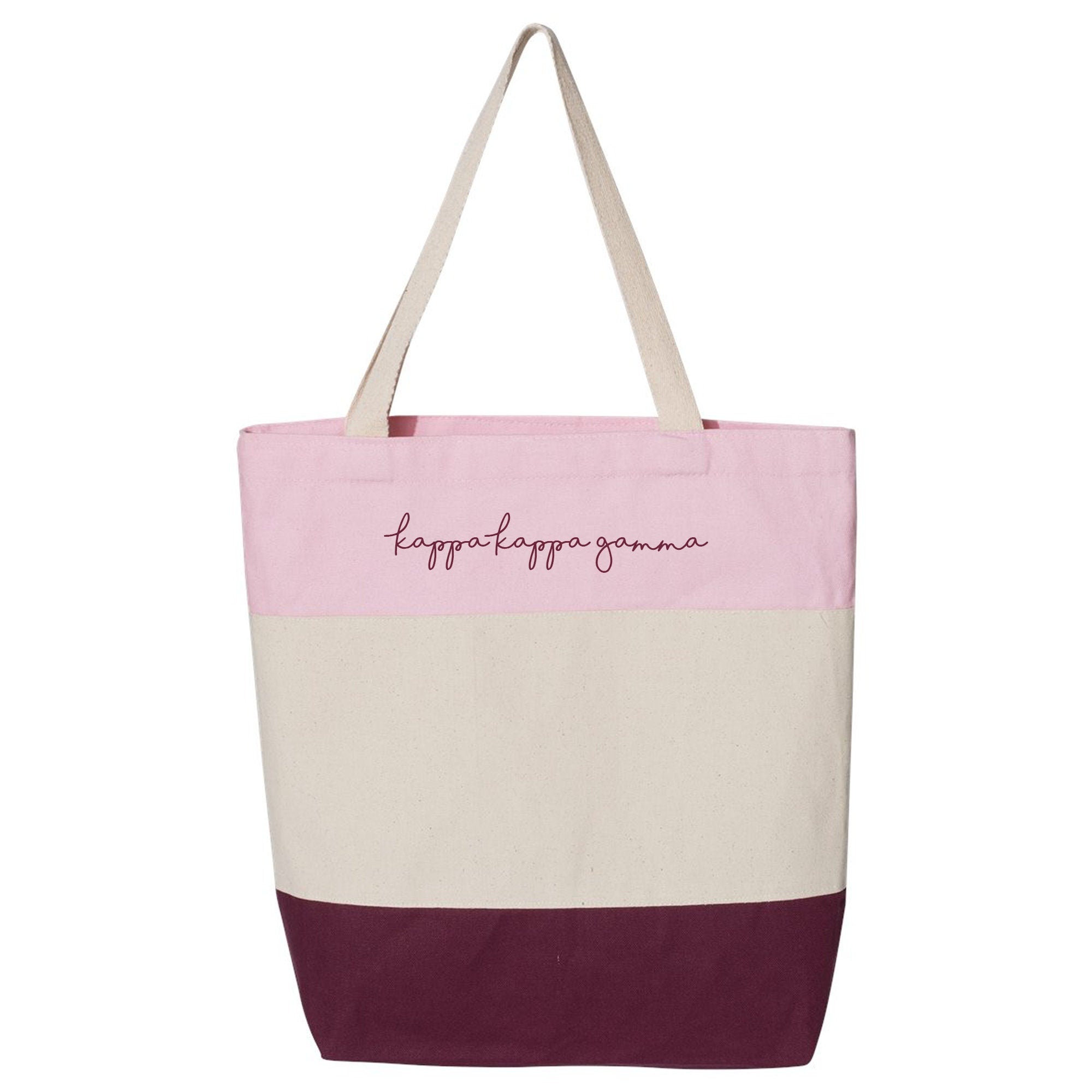 Kappa Kappa Gamma - Tote Bag, Sorority Gift, Bid Day Gift, Big & Little Reveal - Go Greek Chic