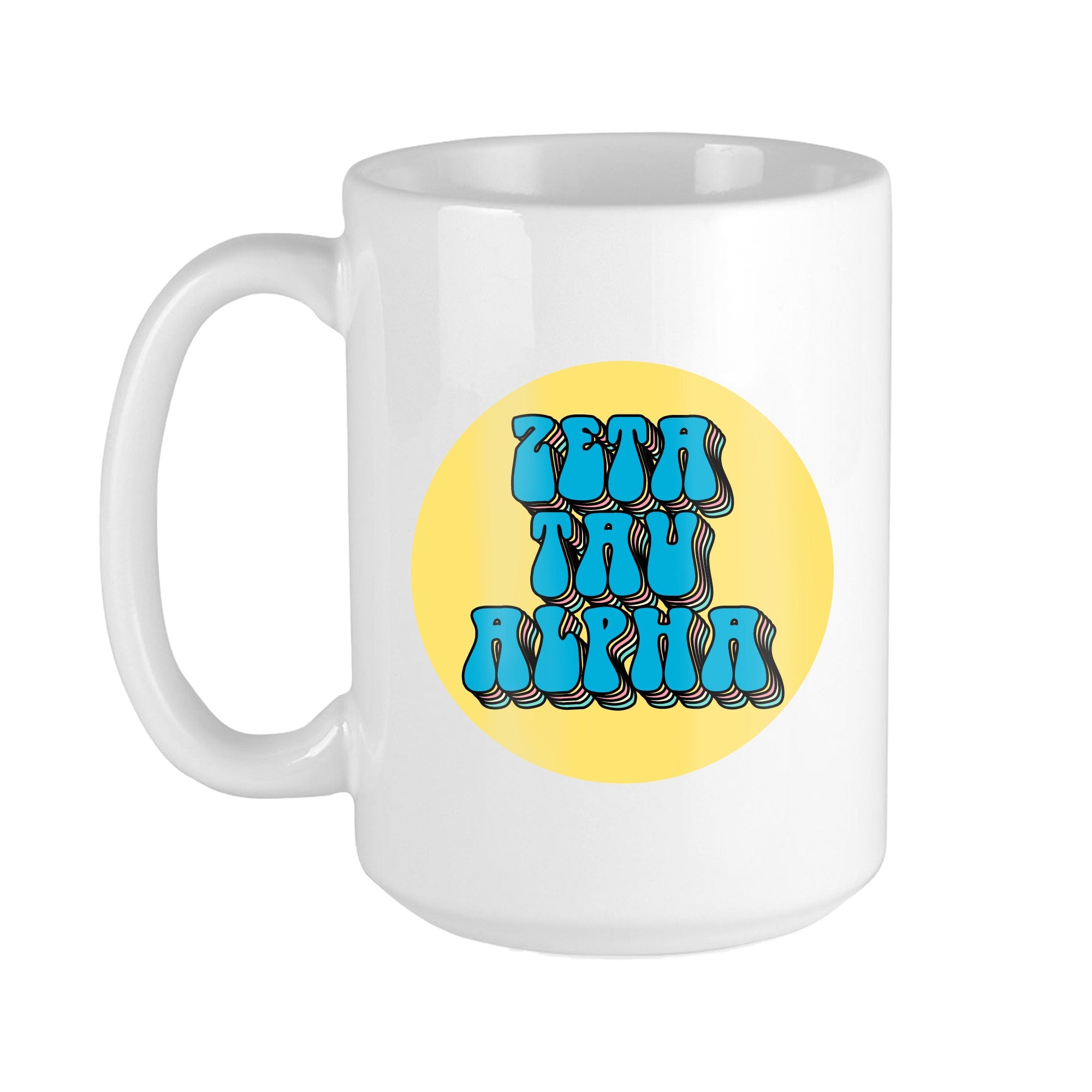 Zeta Tau Alpha Retro Coffee Mug - Go Greek Chic