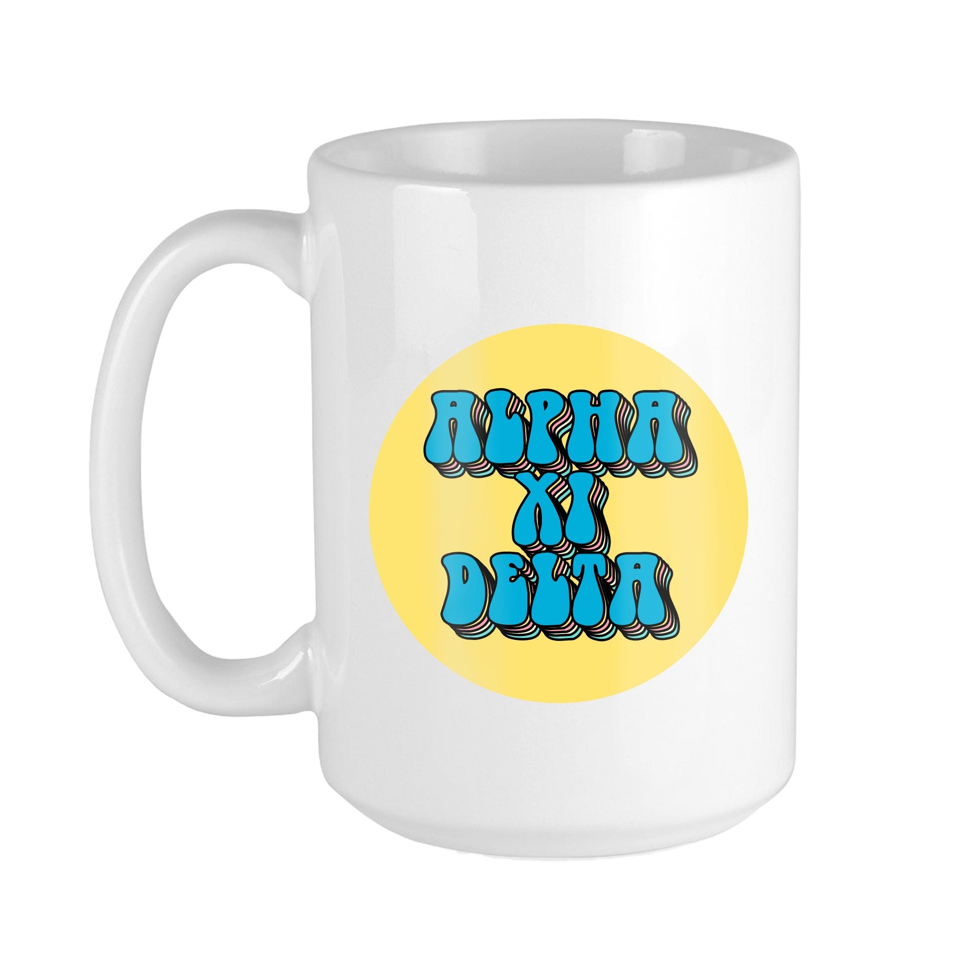 Alpha Xi Delta Retro Coffee Mug - Go Greek Chic