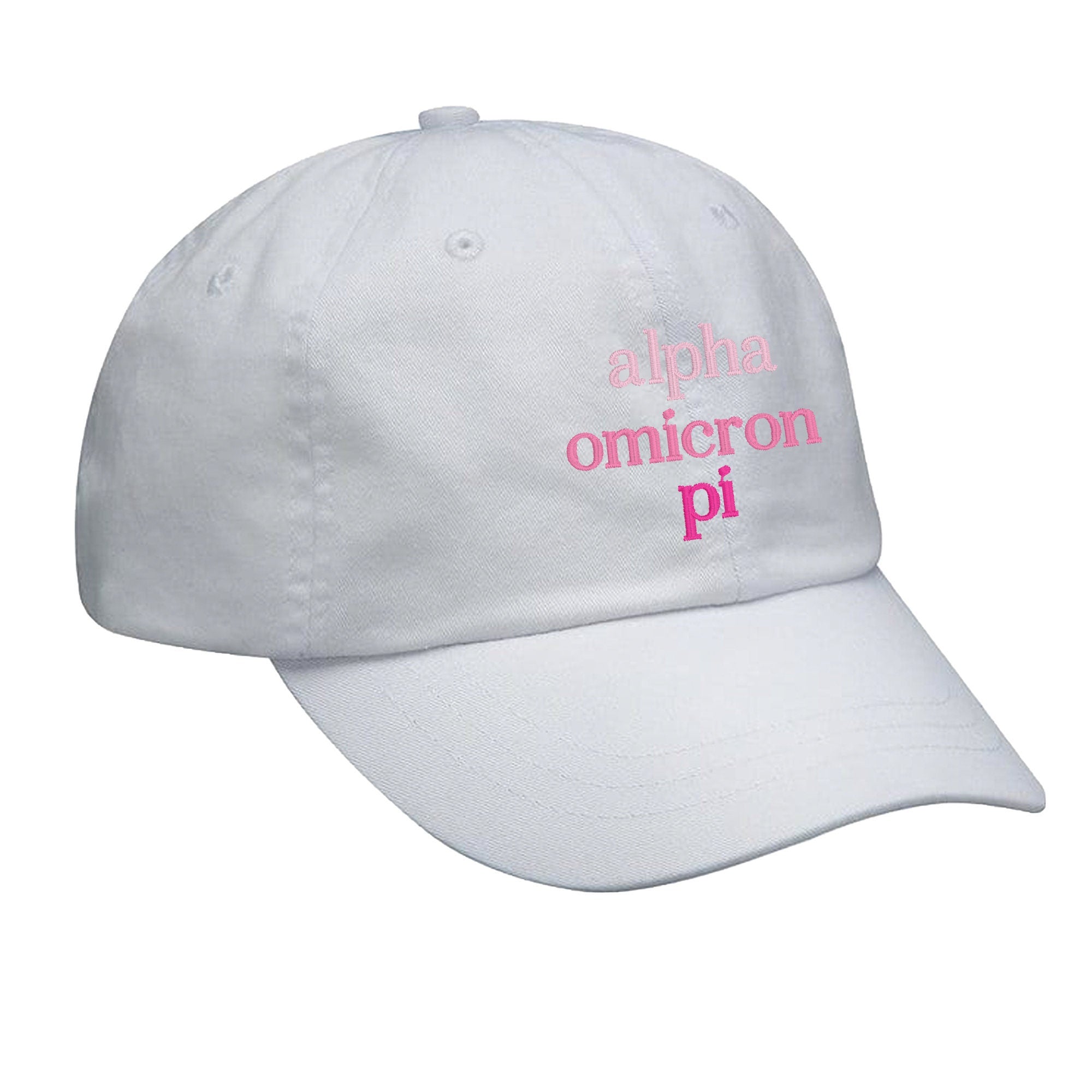 Alpha Omicron Pi Hat - Pink Gradient - Go Greek Chic