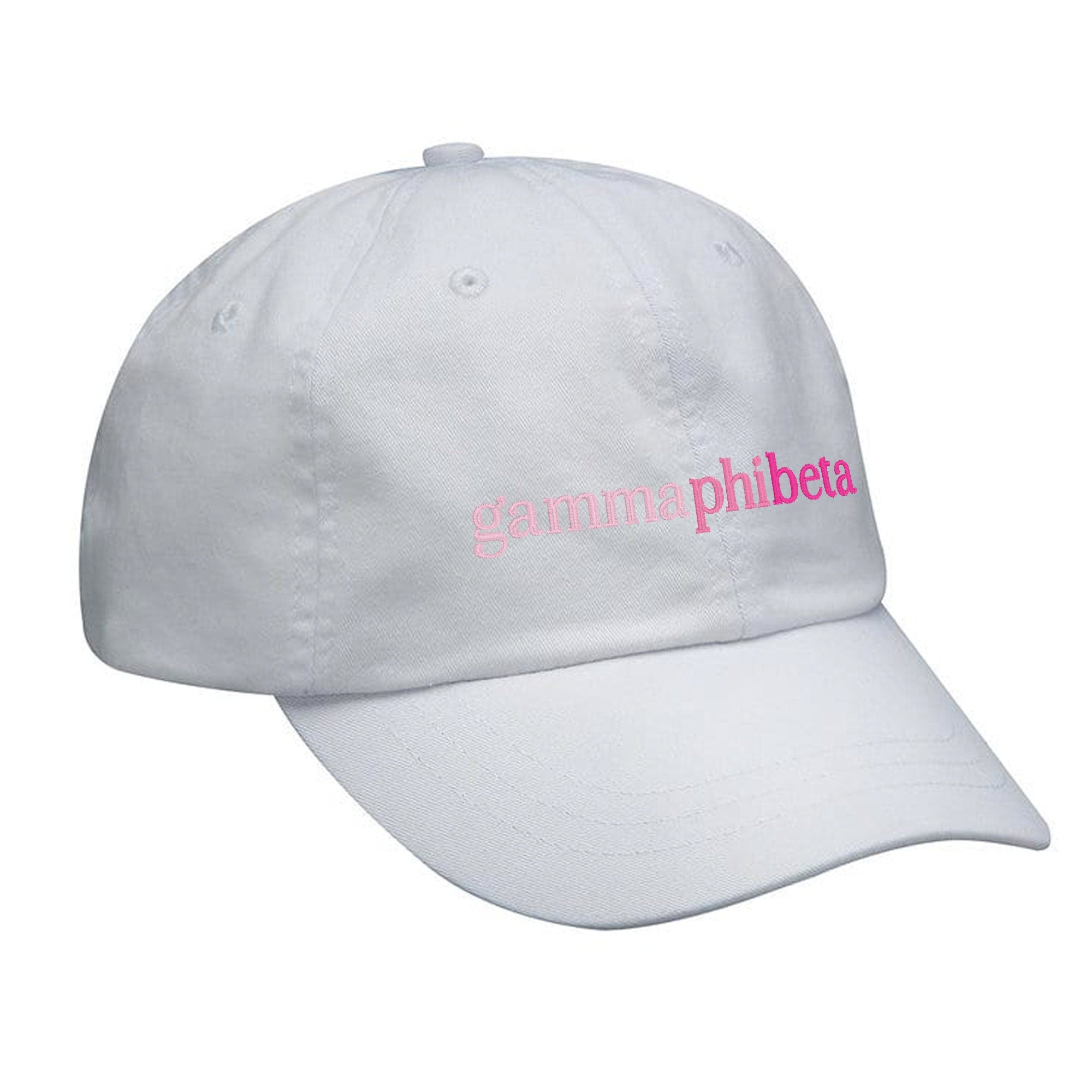 Gamma Phi Beta Sorority Baseball Hat - Pink Gradient - Go Greek Chic