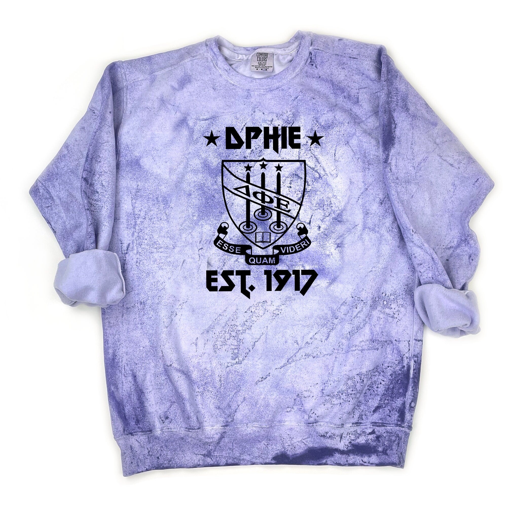 Delta Phi Epsilon Vintage Band Sweatshirt - Go Greek Chic