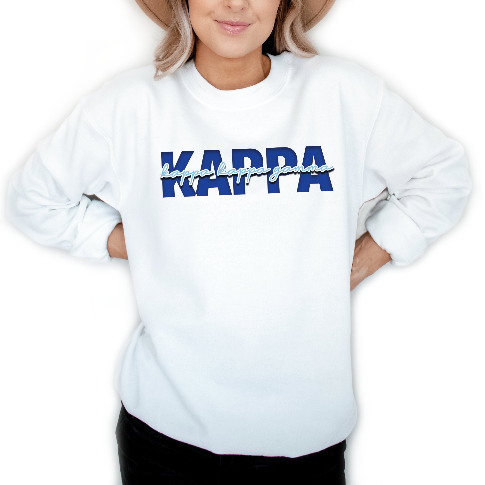 Kappa Kappa Gamma Signature Sweatshirt - Go Greek Chic