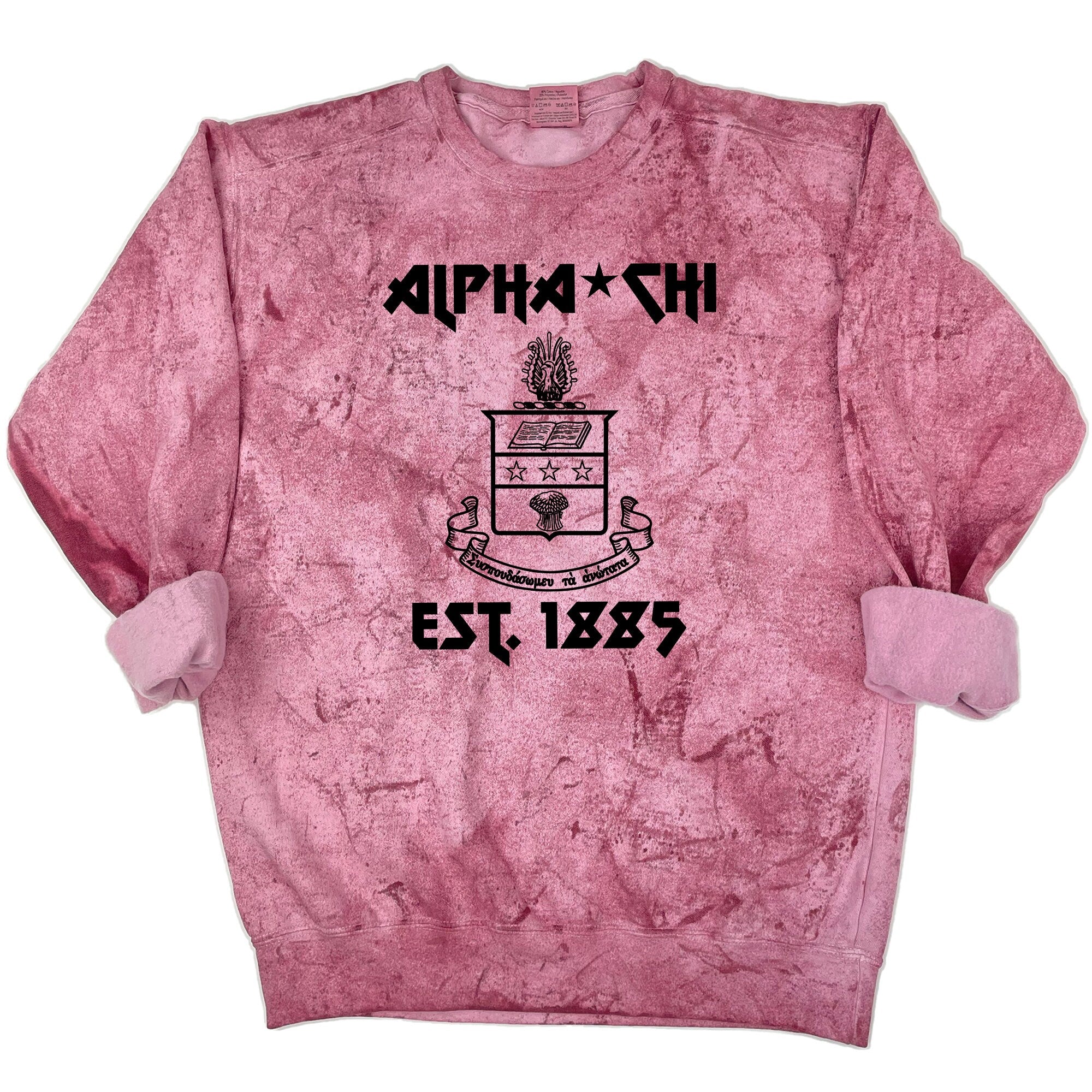 Alpha Chi Omega Vintage Band Sweatshirt - Go Greek Chic
