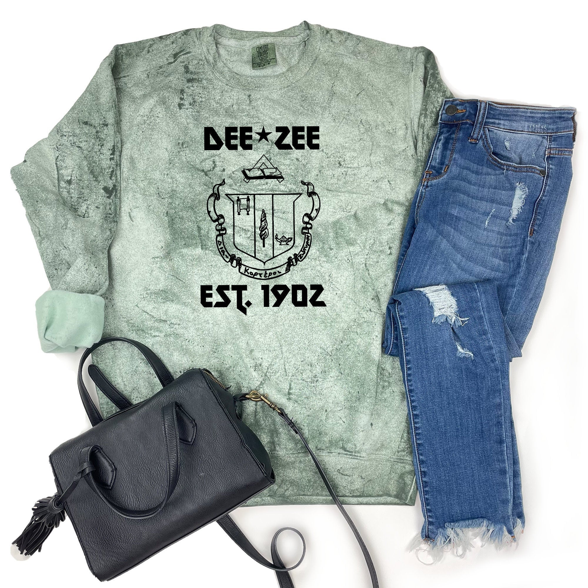 Delta Zeta Vintage Band Sweatshirt - Go Greek Chic