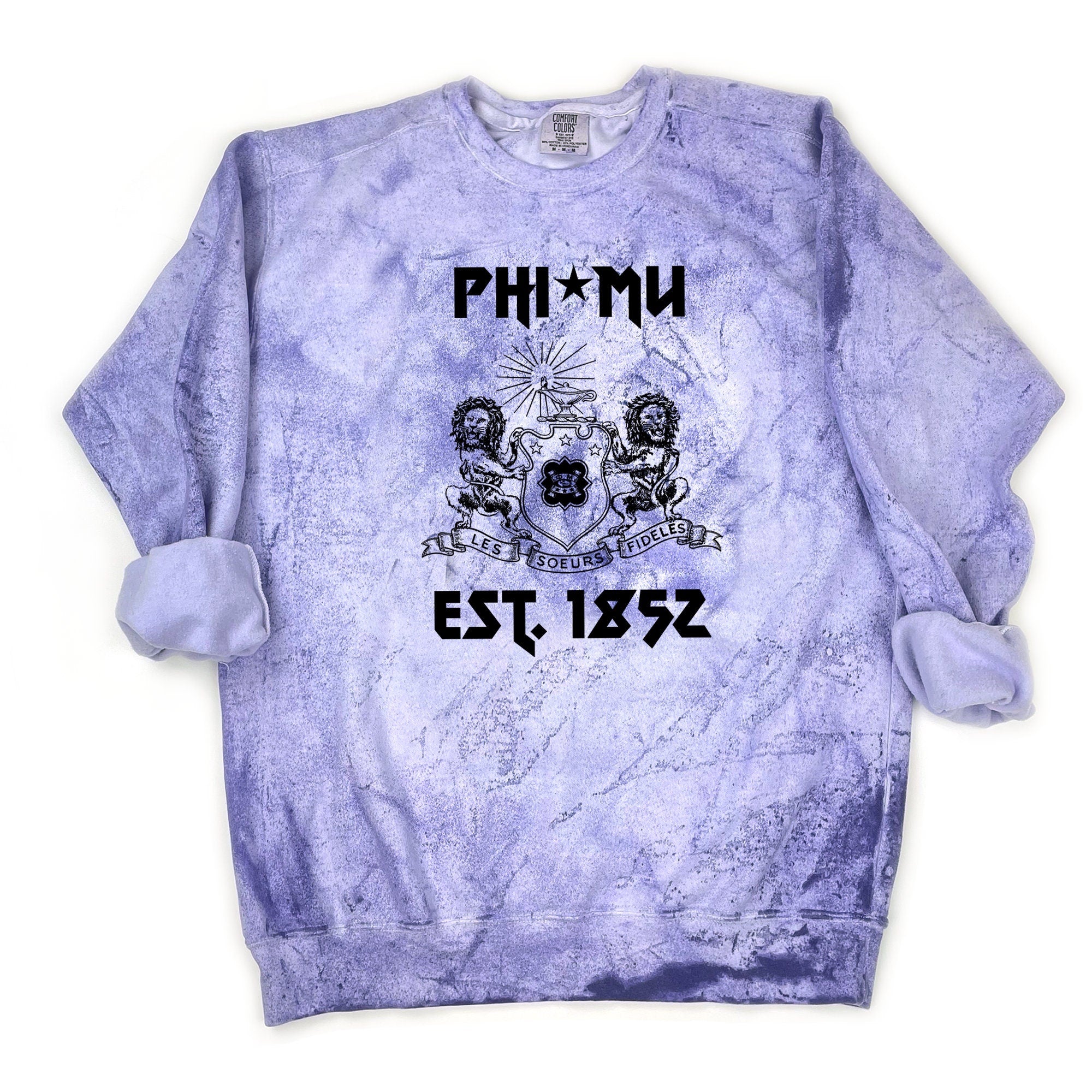 Phi Mu Vintage Band Sweatshirt - Go Greek Chic