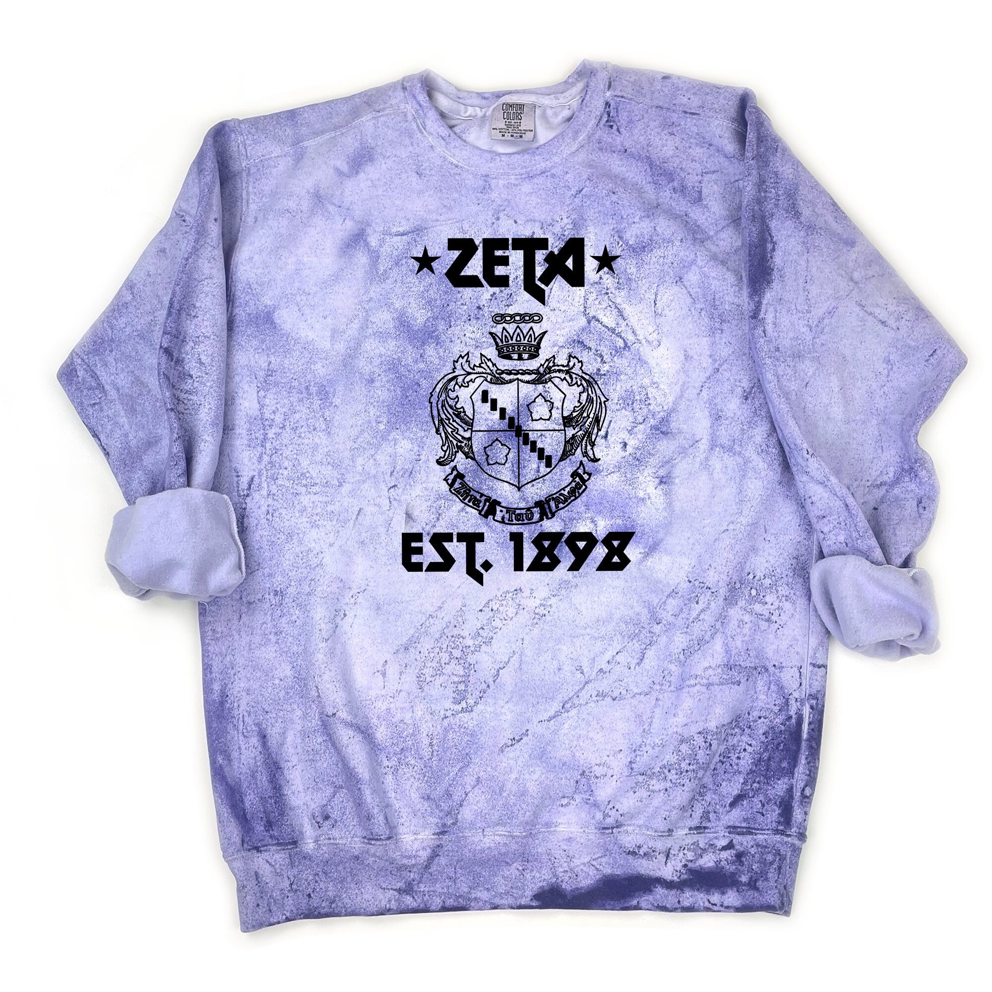 Zeta Tau Alpha Vintage Band Sweatshirt - Go Greek Chic