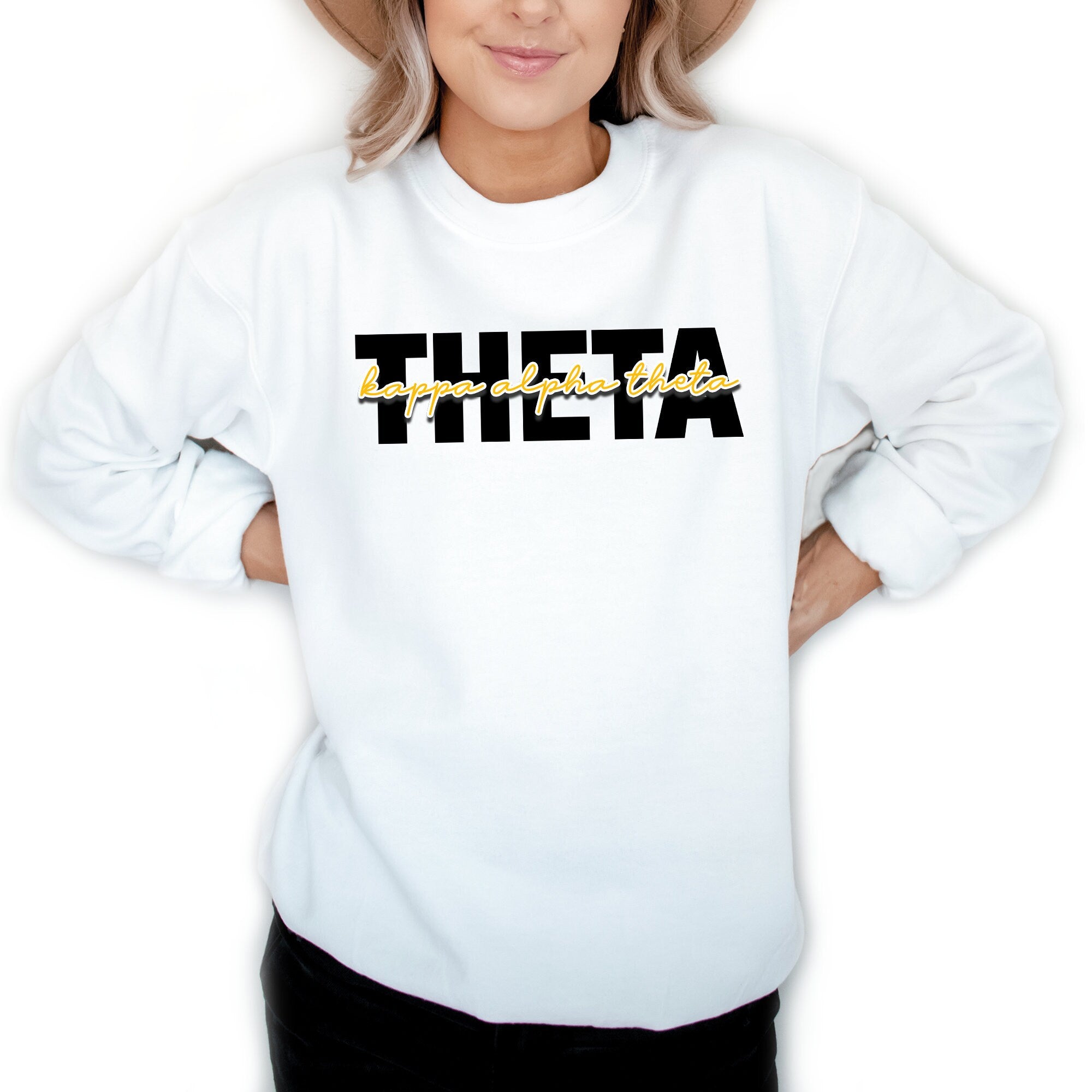 Kappa Alpha Theta Signature Sweatshirt - Go Greek Chic