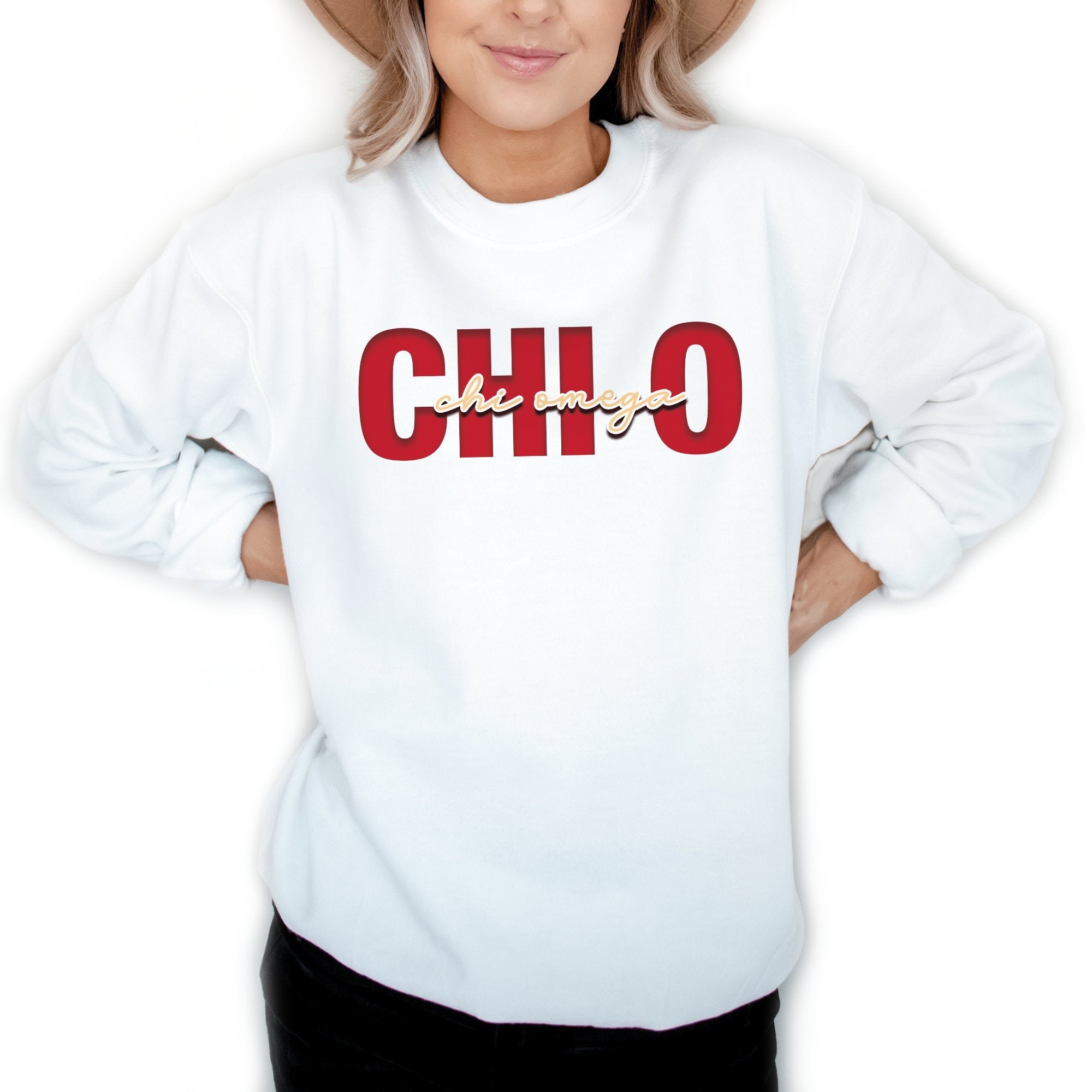 Chi Omega Signature Sweatshirt - Go Greek Chic