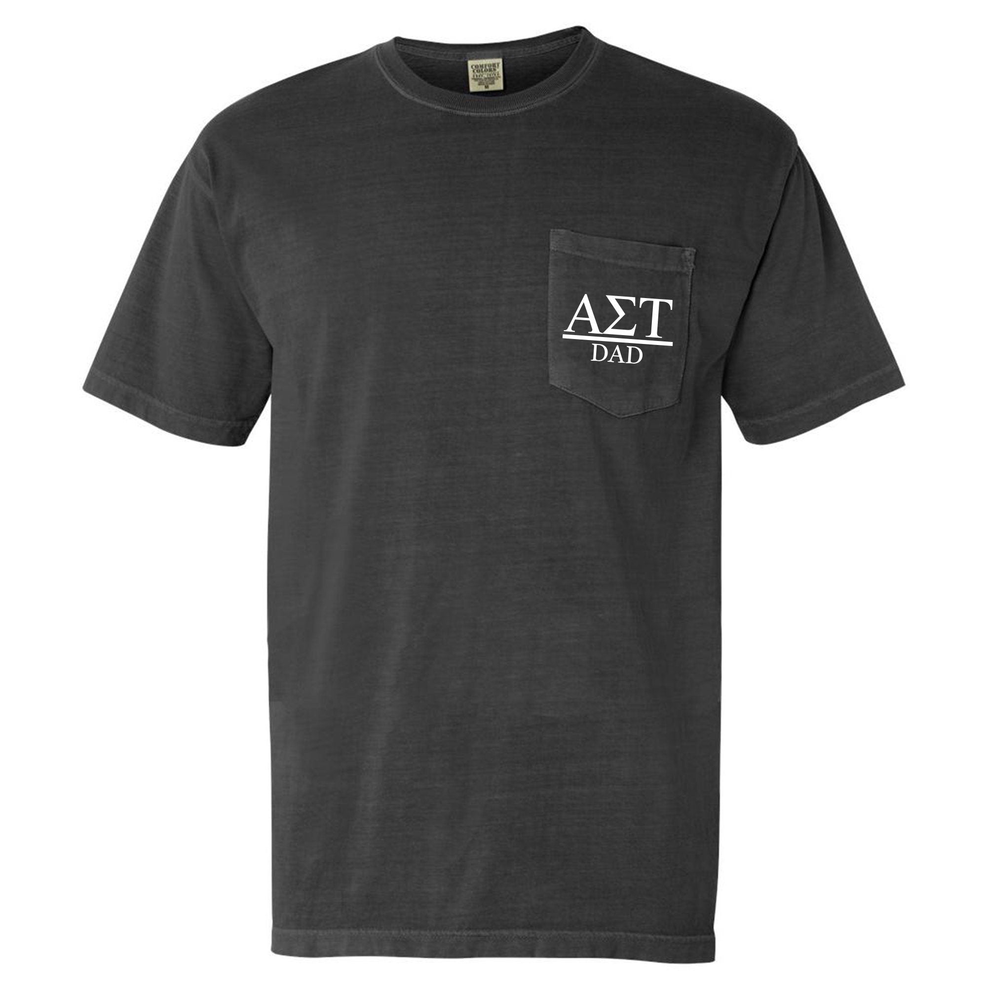 Alpha Sigma Tau Dad T-Shirt - Grey - Go Greek Chic