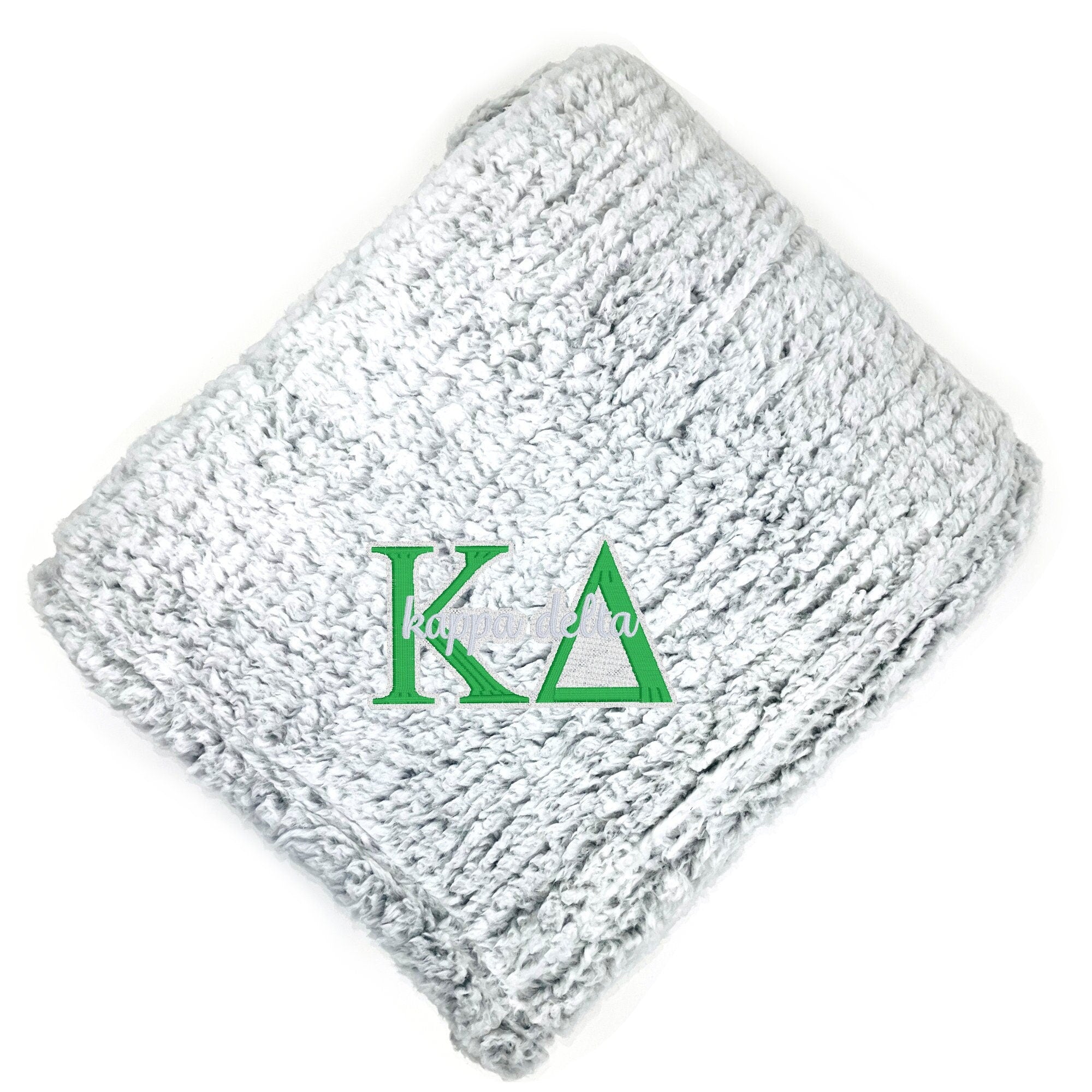 Kappa Delta Fuzzy Sherpa Blanket - Go Greek Chic
