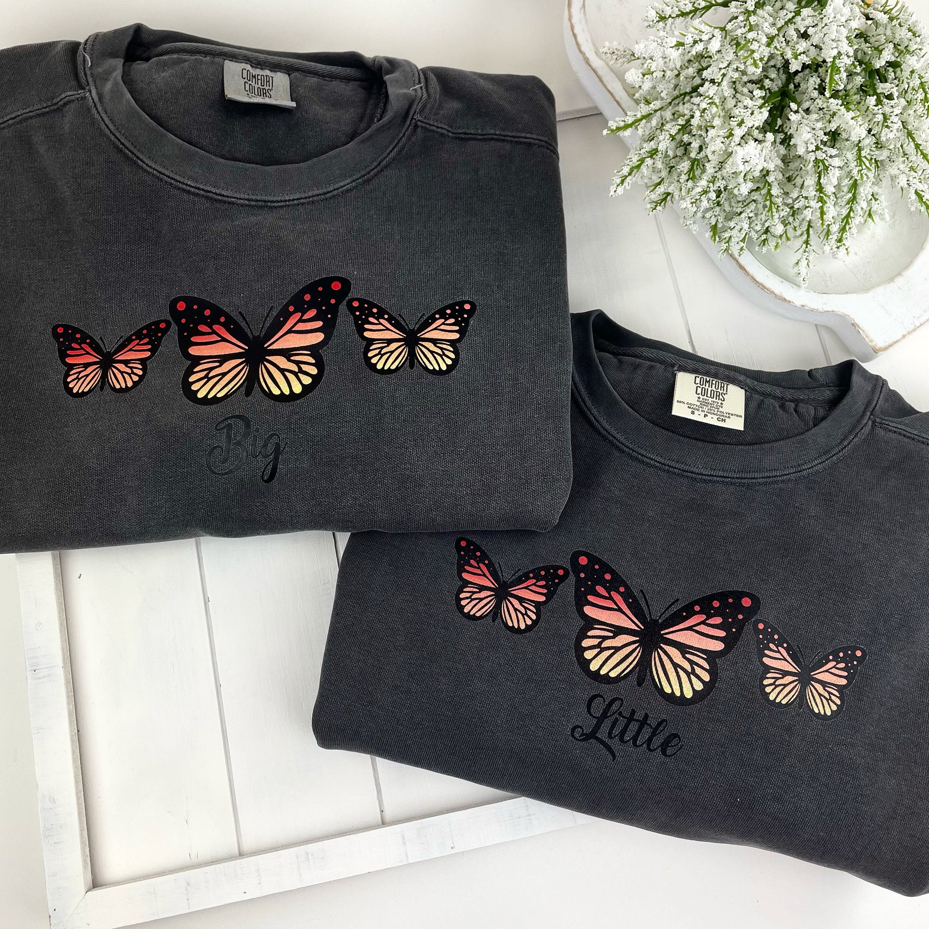 Big Little Butterfly Sweatshirt, Sorority Big Little, Matching Sweater, Big Little Reveal, Sorority Gift
